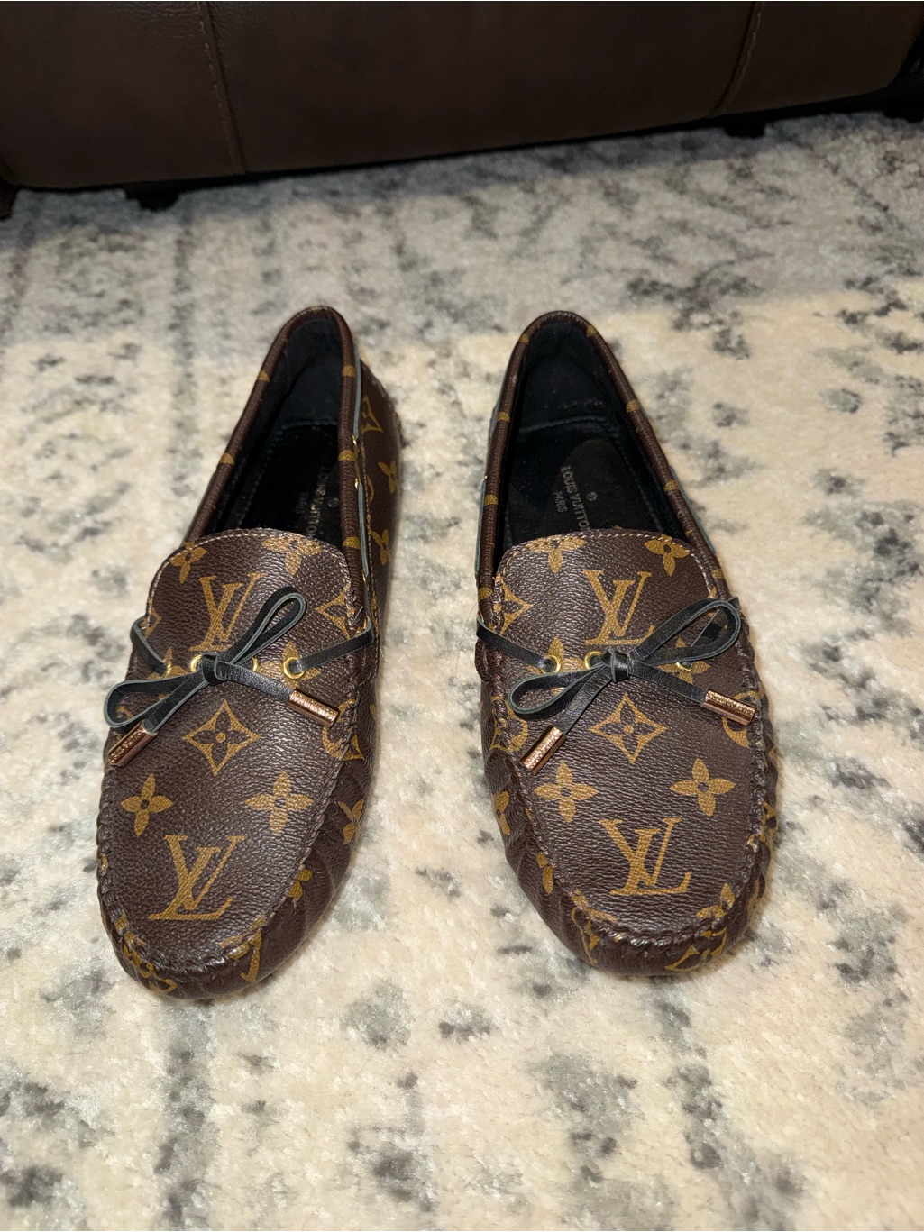 Louis Vuitton Monogram Canvas Loafers